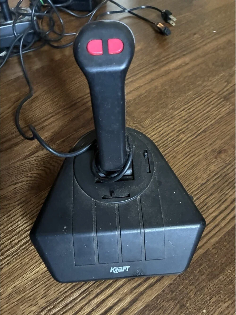 Vintage Kraft Premium 2 Joystick Controller/Retro PC / Apple Gaming Flight Stick